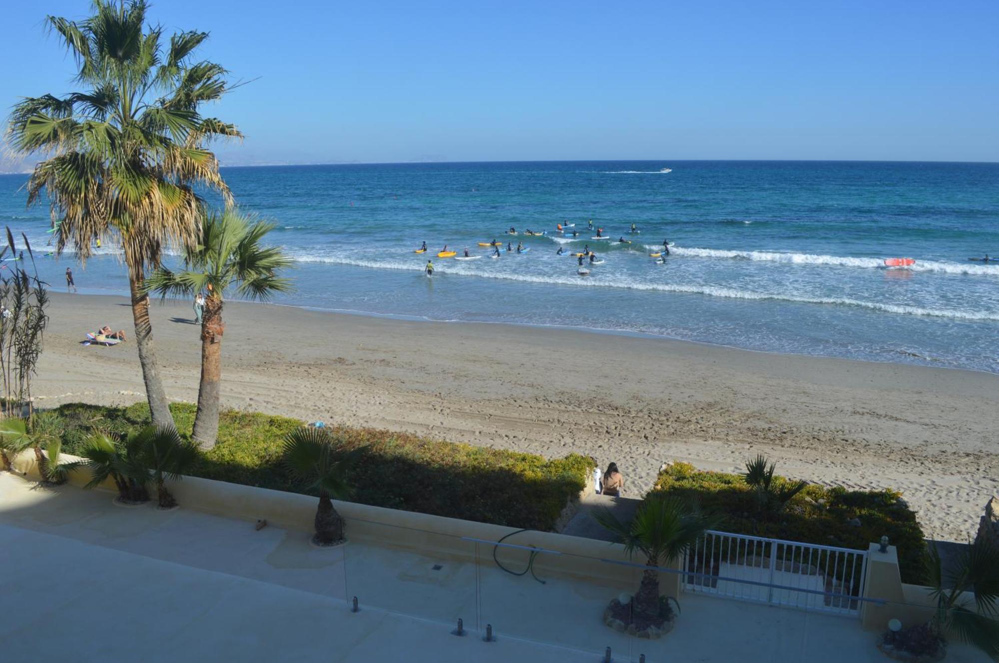 Excepcional Apartamento Amanecer Al Borde De Playa Y Mar, En Chalet Roquetes Alicante Dış mekan fotoğraf