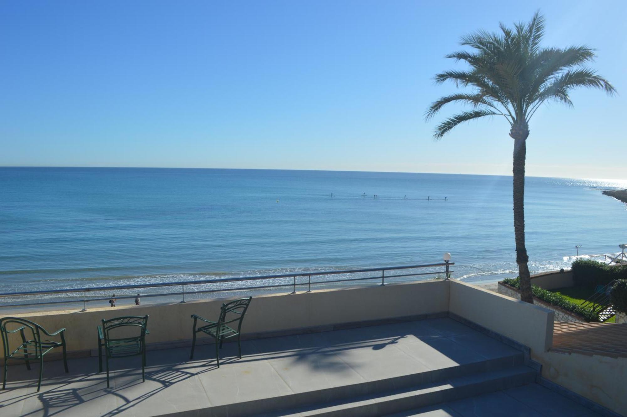Excepcional Apartamento Amanecer Al Borde De Playa Y Mar, En Chalet Roquetes Alicante Dış mekan fotoğraf