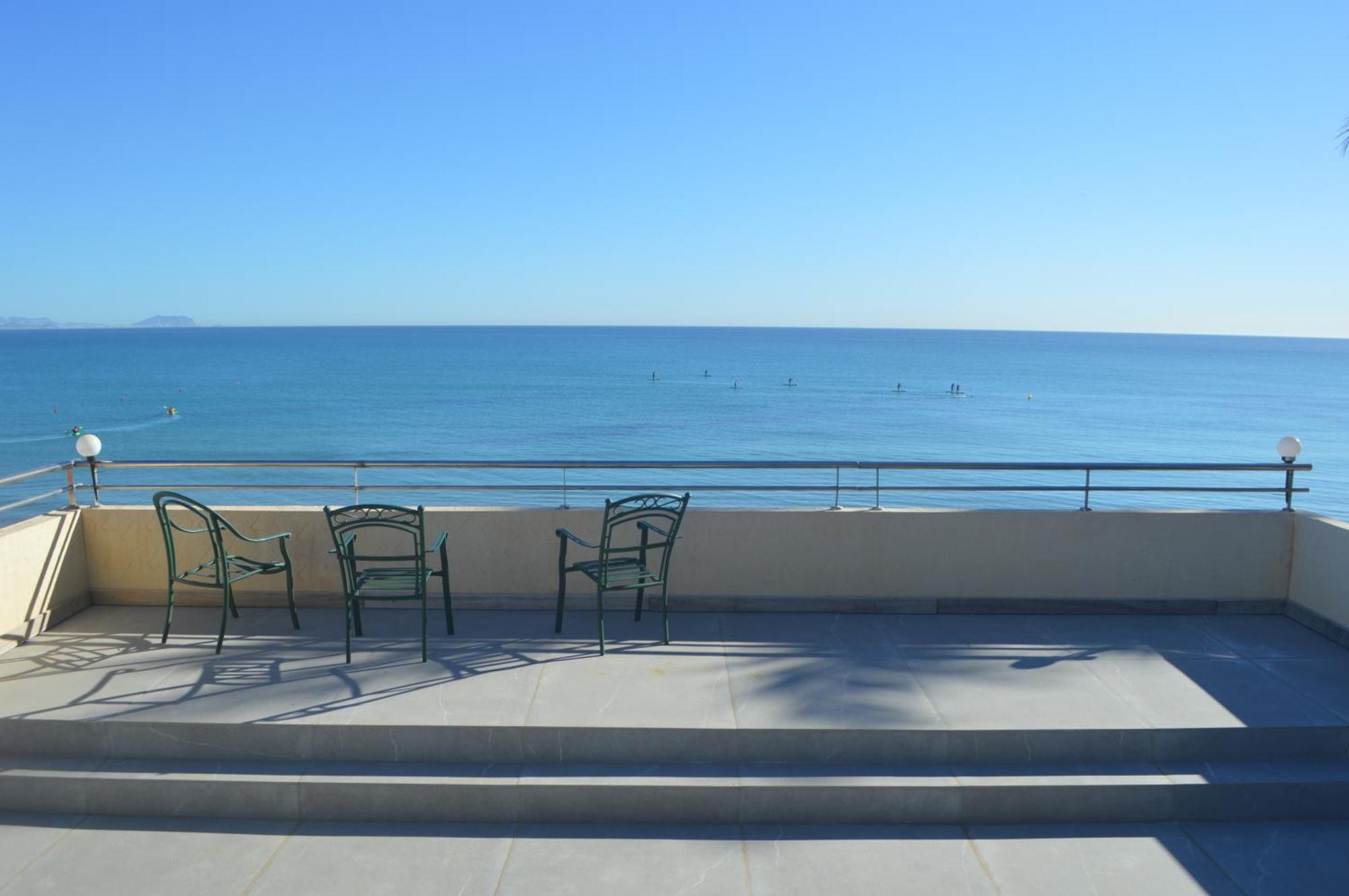 Excepcional Apartamento Amanecer Al Borde De Playa Y Mar, En Chalet Roquetes Alicante Dış mekan fotoğraf