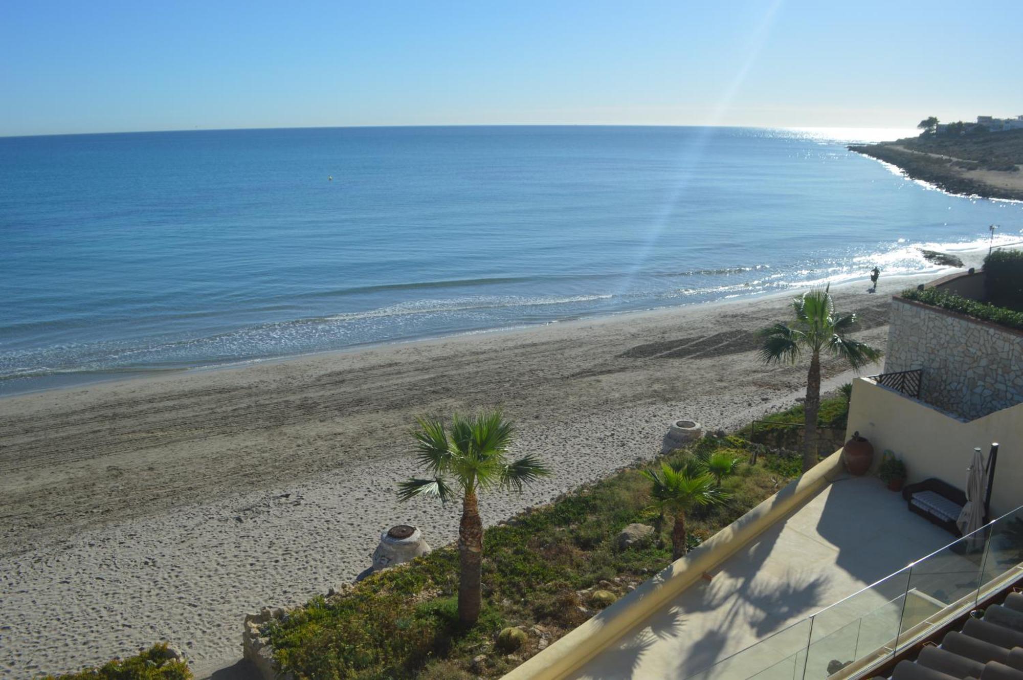 Excepcional Apartamento Amanecer Al Borde De Playa Y Mar, En Chalet Roquetes Alicante Dış mekan fotoğraf