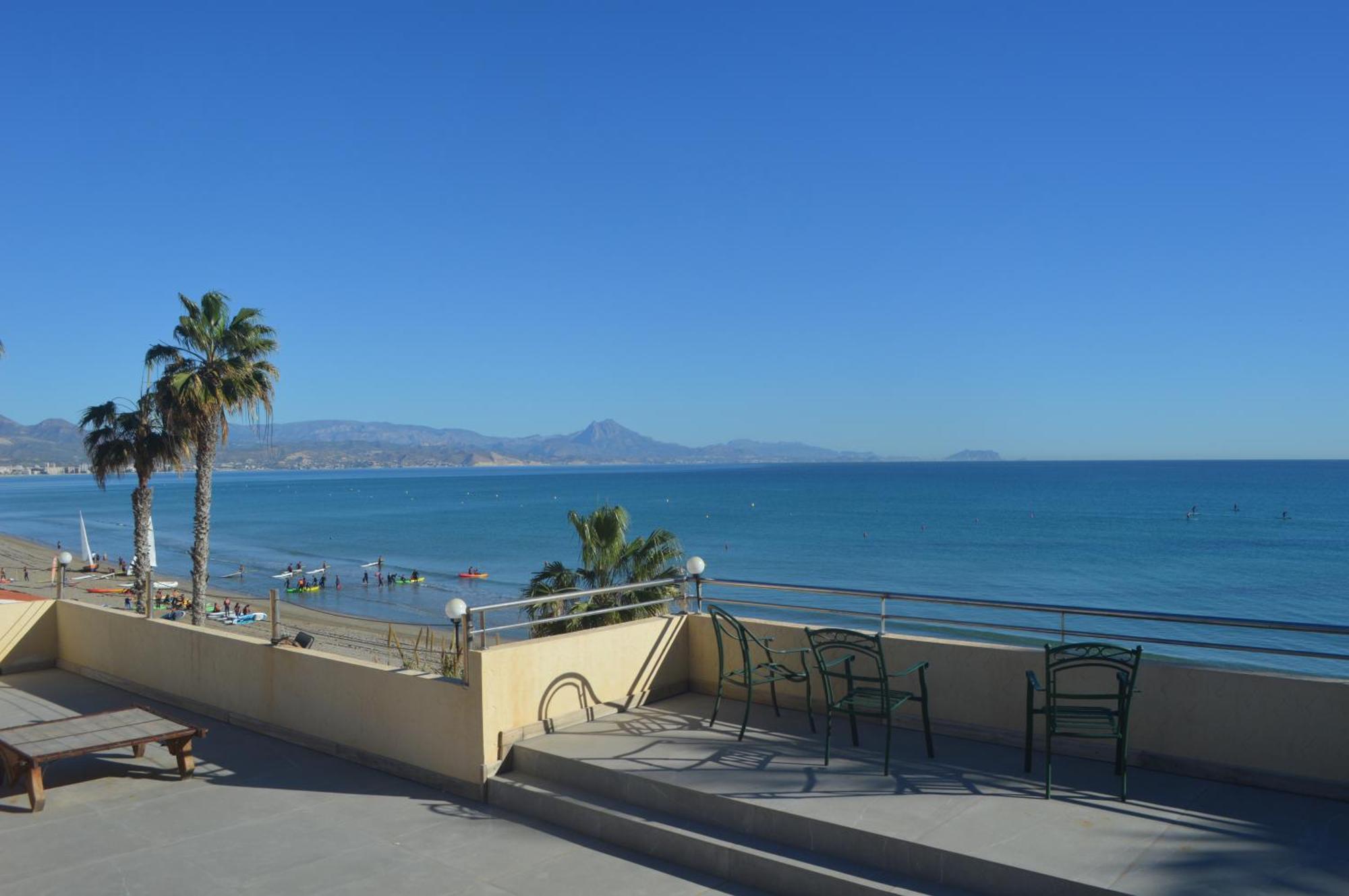 Excepcional Apartamento Amanecer Al Borde De Playa Y Mar, En Chalet Roquetes Alicante Dış mekan fotoğraf