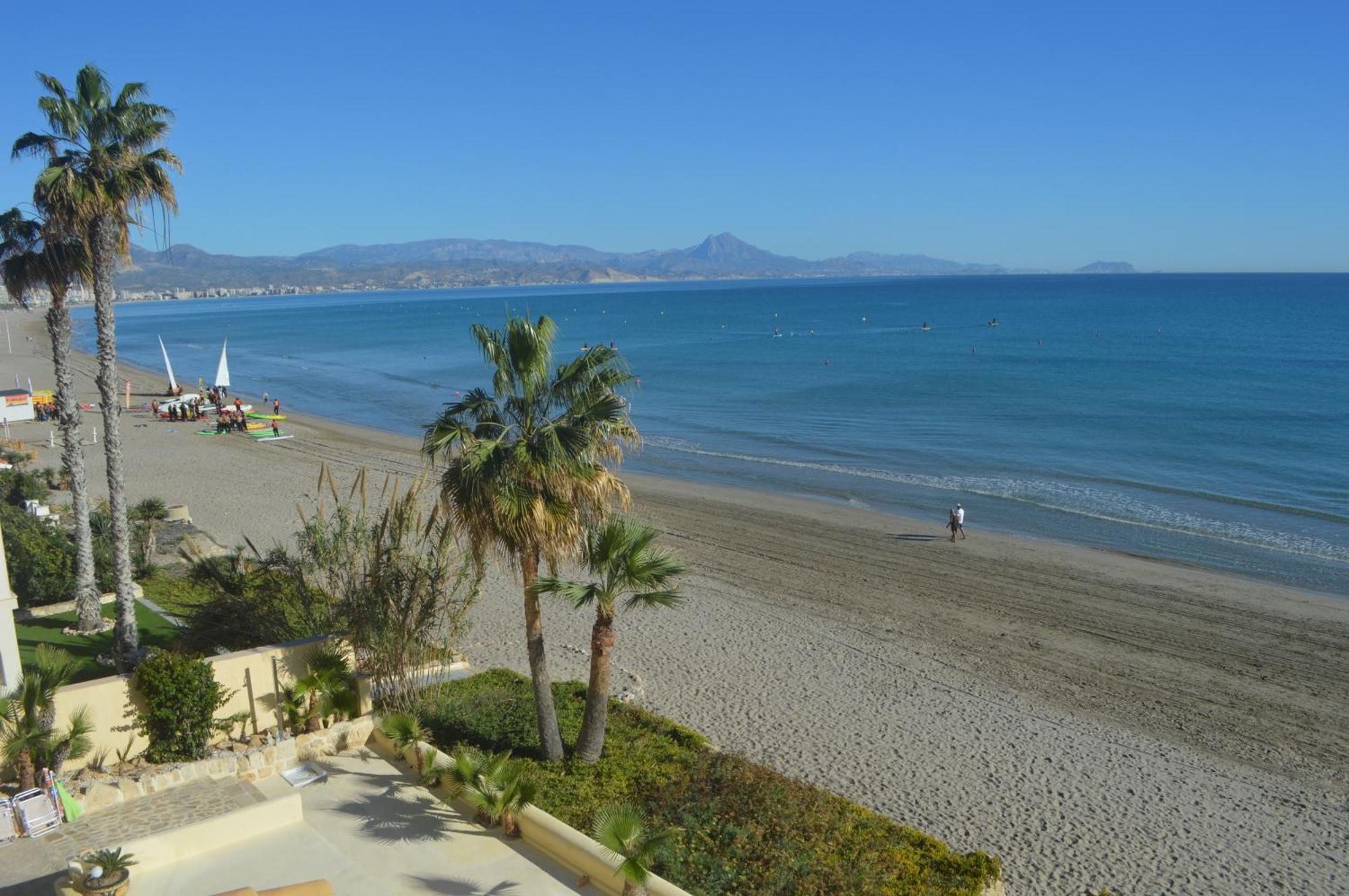 Excepcional Apartamento Amanecer Al Borde De Playa Y Mar, En Chalet Roquetes Alicante Dış mekan fotoğraf
