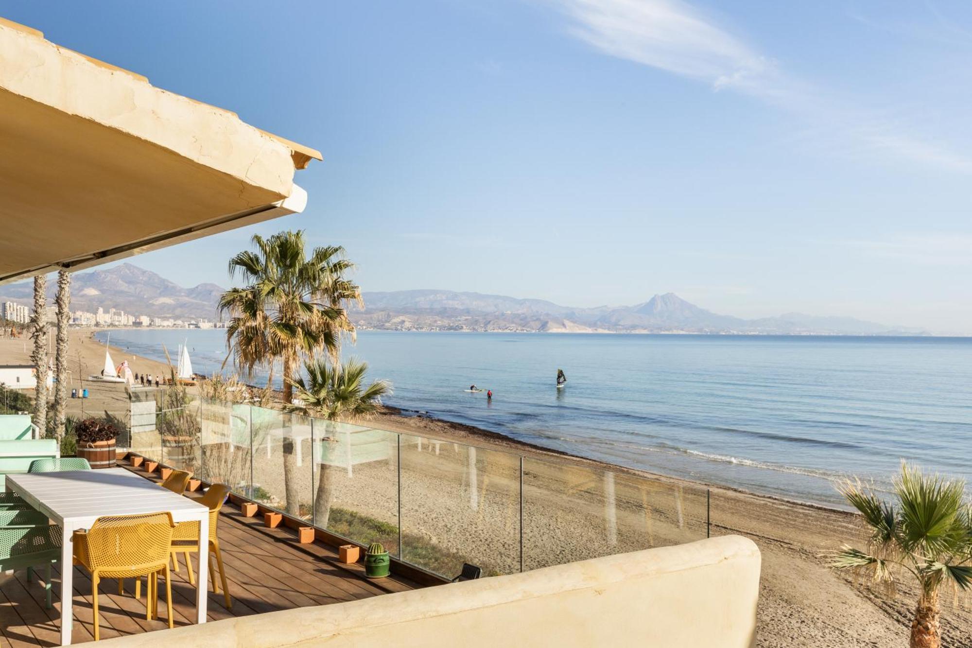 Excepcional Apartamento Amanecer Al Borde De Playa Y Mar, En Chalet Roquetes Alicante Dış mekan fotoğraf